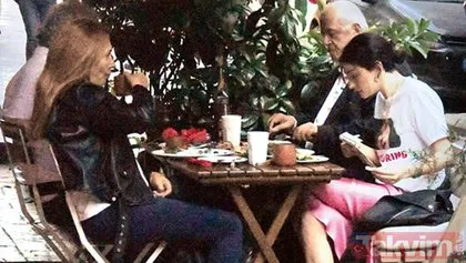 Onur Ünlü muhabirleri görünce Hazar Ergüçlü’nün Kıbrıs’tan gelen ailesini yemek masasında bıraktı!