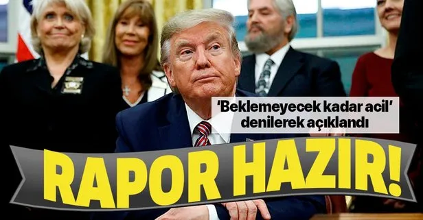 Donald Trump’a kötü haber! Azil soruşturması raporu hazır!