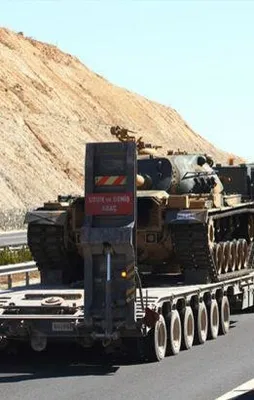 Suriye'ye tank ve askeri personel sevkiyatı
