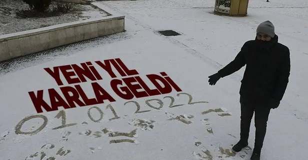 Yeni yıl karla geldi