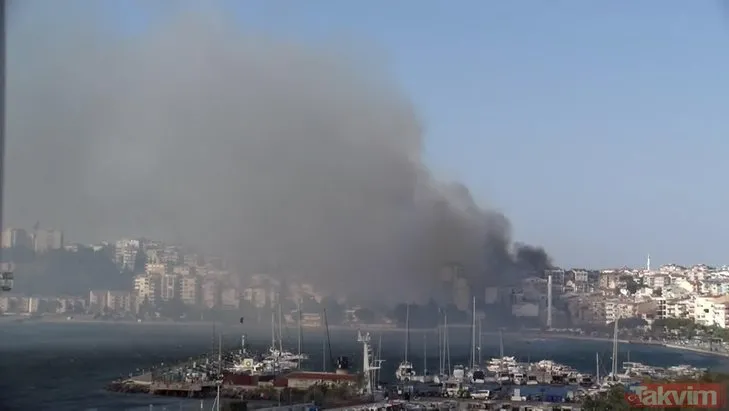 Son dakika... Çanakkale’de yangın! Çatılara sıçradı