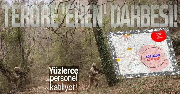 PKK'ya bir darbe daha! Eren Abluka-10 Ağrı Dağı operasyonu başlatıldı