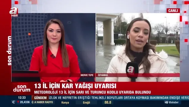 Meteorolojiden 13 il için kar yağışı uyarısı