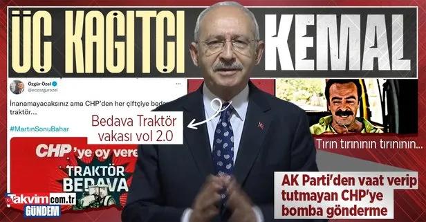AK Parti’den vaat verip tutmayan Kılıçdaroğlu’na ’bedava traktör’ göndermesi: Çiftçiler de milletimiz de biliyor sözünüzü tutmadığınızı