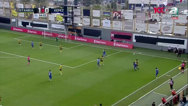 GOL | İstanbulspor 1-1 Kepez Spor Futbol A.Ş.