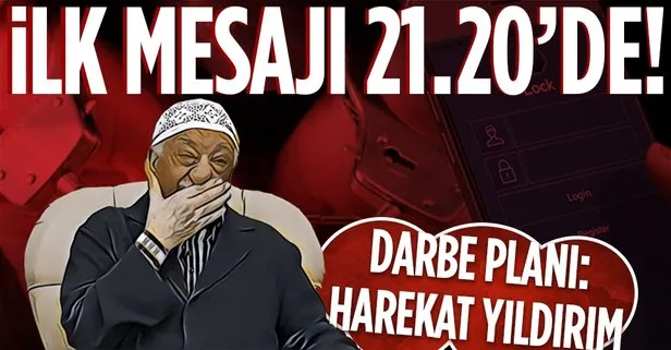 İlk mesaj 21.20’de: Gizli koduyla geçildi