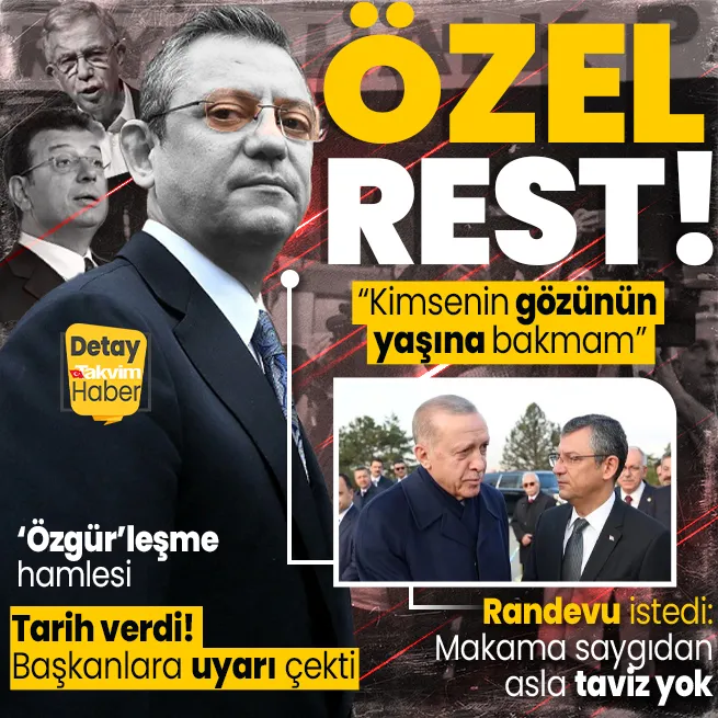 CHPde Özel Özgürleşmeye niyetli! Parti içine Kimsenin gözünün yaşına bakmam uyarısı | Başkan Erdoğandan randevu isteyecek