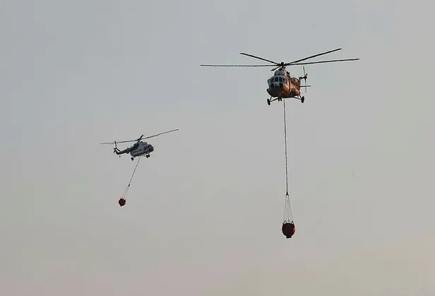 Aydın Söke'de orman yangını kontrol altında!-4