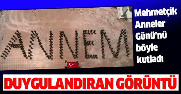 Suriye sınırında görevli Mehmetçik'ten, 'Annem' koreografisi