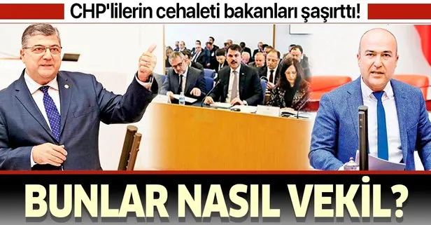 CHP’lilerin cehaleti bakanları şaşırttı! ’Bunlar nasıl milletvekili’ dedirtti