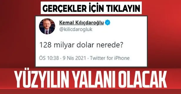 CHP'nin '128 milyar dolar nerede?' yalanını bir kez daha çöktü!
