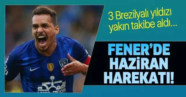 Fenerbahçe’de haziran harekatı! Yeni sezon için 3 Brezilyalı oyuncuyu yakın takipte...