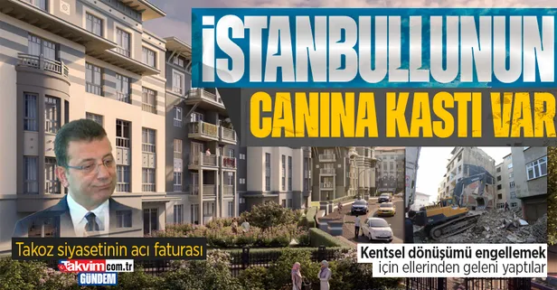 CHP'li İBB'nin İstanbul'a acı faturası! Kentsel dönüşüm projelerinin iptali için açılan 1537 davada çoğunluk CHP ve İBB’ye ait