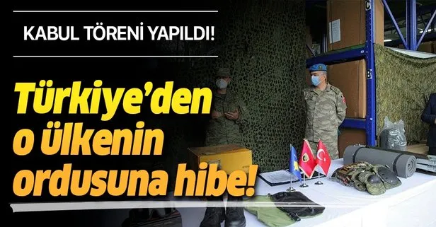 Son dakika: Türkiye’den Kosova ordusuna hibe
