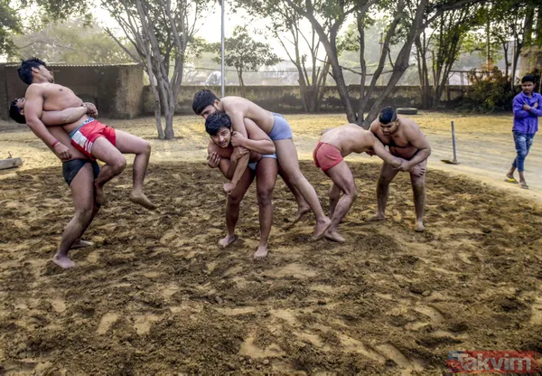 Hindistan'da güreşçiler böyle yetişiyor - 17