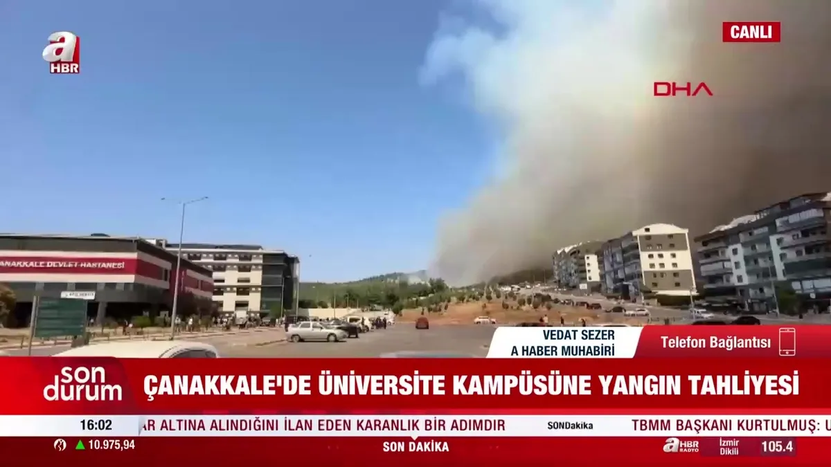 Çanakkale'de 2 bölgede orman yangını