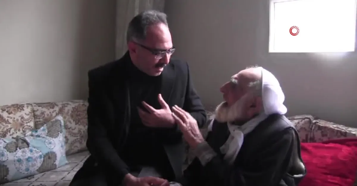 108 yaşındaki Ali Çevik'in Erdoğan sevgisi