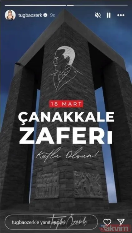 18 Mart Çanakkale Zaferi paylaşımları! Ünlüler art arda yayınladı: Müge Anlı’dan Demet Şener’e, Sinan Akçıl’dan Ebru Gündeş’e... - 9