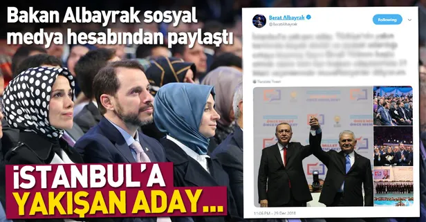 Bakan Albayrak'tan Binali Yıldırım ve ilçe başkan adaylarına başarı mesajı