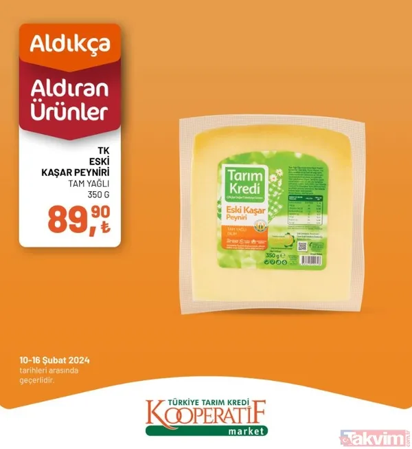 Tarım Kredi market 10-16 Şubat fiyat listesi! 41 üründe dev indirim! Peynir, 94.90 TL, Çay 54.90 TL, 6'lı kağıt havlu 54.90 TL... - 37