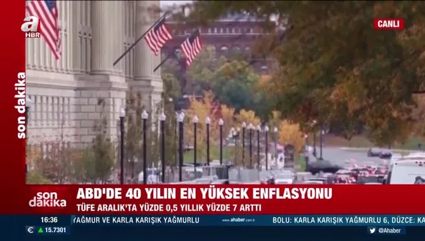 Rekor enflasyon... ABD'de 40 yılın en yüksek enflasyonu! Amerika’da Aralık ayı enflasyonu % 7 olarak açıklandı