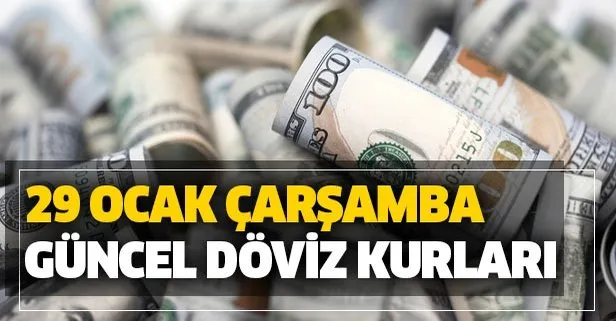 Dolar son dakika! Koronavirüs endişeleriyle dolarda hareketlilik! 29 Ocak euro ve dolar ne kadar, kaç TL?