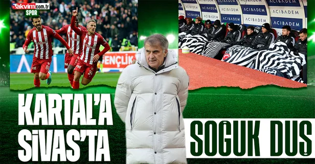 Kartal'a Sivas'ta soğuk duş! Demir Grup Sivasspor 1-0 Beşiktaş (MAÇ SONUCU-ÖZET)