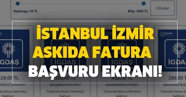 Ibb Izsu Askida Fatura Basvuru Sartlari Nelerdir Istanbul Izmir Askida Fatura Basvurusu Nasil Yapilir Takvim