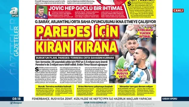 Leandro Parades Galatasaray'da!