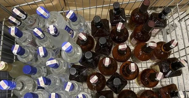 Lüleburgaz’da Bulgaristan’dan Türkiye’ye sokulan 740 litre sahte alkol ele geçirildi