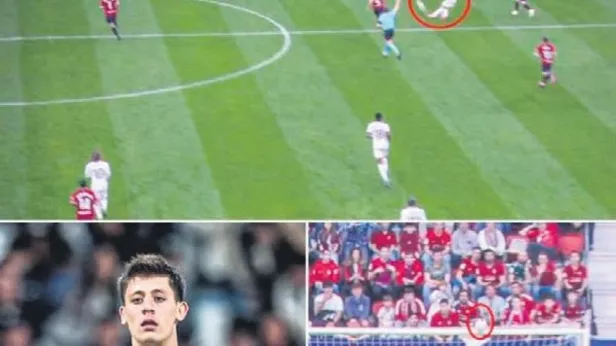 Arda vurdu yılın golü direğe takıldı