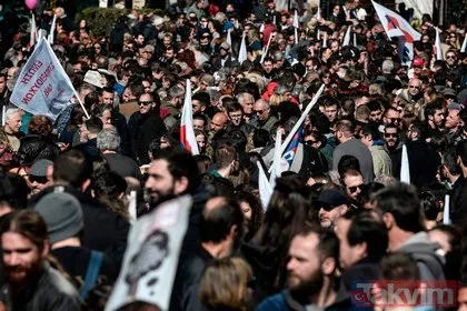 Yunanistan’da kriz büyüyor! 24 saatlik memur grevi hayatı felç etti