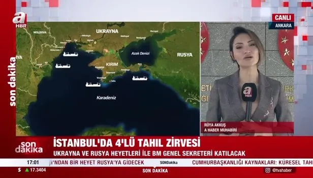 İstanbul’da 4’lü tahıl zirvesi! Ukrayna ve Rusya heyetleri ile BM Genel Sekreteri katılacak