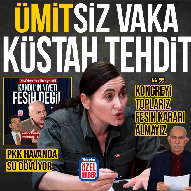PKK havanda su dövüyor! Elebaşı Helin Ümitten yine İmralı bahanesi: Kongreyi toplarız ama fesih kararı çıkmaz, kimse bizi durduramaz