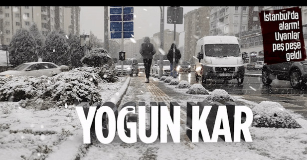HAVA DURUMU | Meteorolojiden uyarılar peş peşe geldi! İstanbul’da yoğun kar