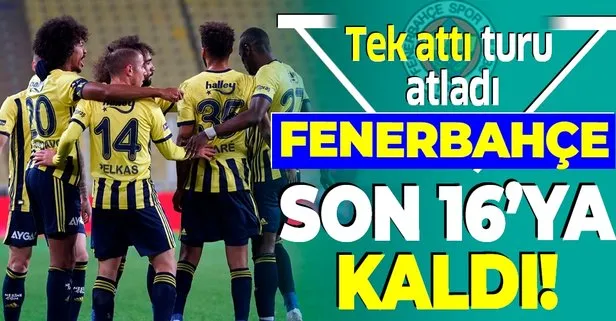 Ziraat Türkiye Kupası’nda Fenerbahçe son 16’ya kaldı | Fenerbahçe 1-0 Karacabey Belediyespor GOLÜ İZLE