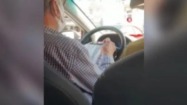 Son dakika: Araç kullanırken at yarışı oynayan taksici gözaltına alındı-1