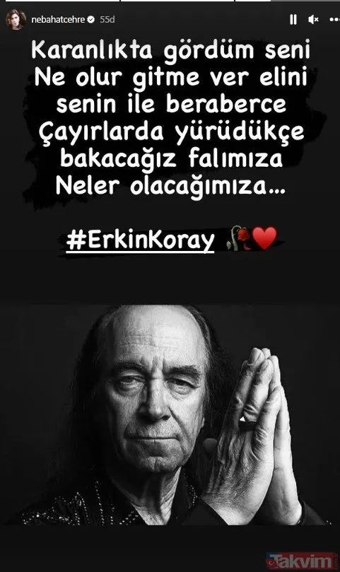 82 yaşında aramızdan ayrılan Erkin Koray’a ünlülerden duygusal veda! “O da gitti” Pınar Altuğ, Ayşegül Aldinç, Nebahat Çehre... - 15
