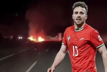 Diogo Jota'nın öldüğü kaza kamerada!