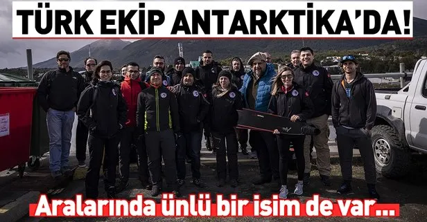 14 kişilik Türk ekip Antarktika’ya ayak bastı
