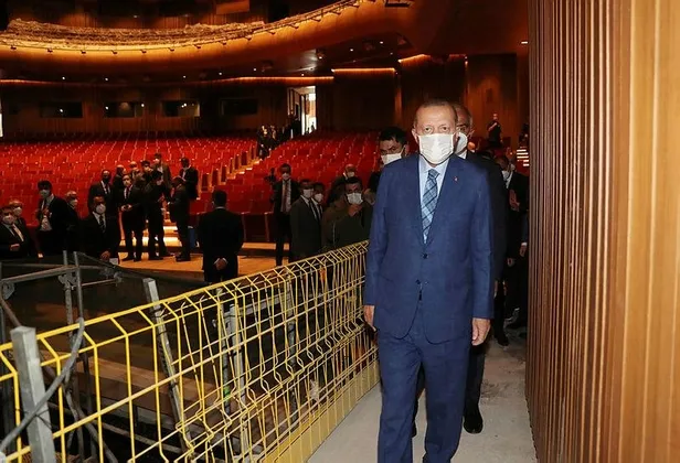 Son dakika: Başkan Erdoğan'dan Atatürk Kültür Merkezi ve Rami Kışlası'nda inceleme-1