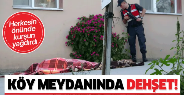 Bursa’da köy meydanında dehşet