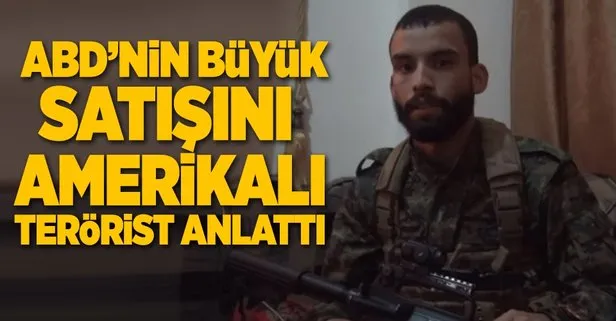 Afrinden kaçan ABDli terörist ağlıyor