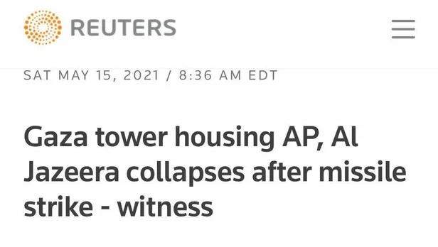 teror-devleti-israili-koruyan-bir-tutum-sergileyen-reuters-sosyal-ablukaya-alininca-pes-etti-israeli-airstrike-1621267583988.jpeg Terör devleti İsrail'i koruyan bir tutum sergileyen Reuters 'sosyal abluka'ya alınınca pes etti: 'İsraeli airstrike'-5