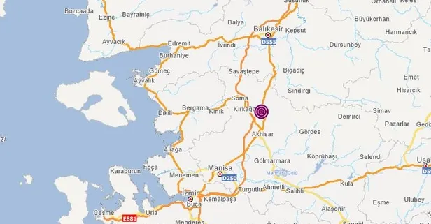 Son dakika: Manisa'nın Kırkağaç ilçesinde 4,3 büyüklüğünde deprem