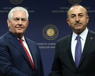 Dışişleri Bakanı Çavuşoğlu, Tillerson ile  görüştü