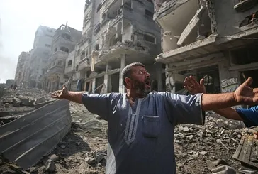 Kan emici İsrail ordusu Cibaliya’da taş üstünde taş bırakmadı: Bölgeye gelen Filistinlileri evleri yıkım ve enkaz karşıladı