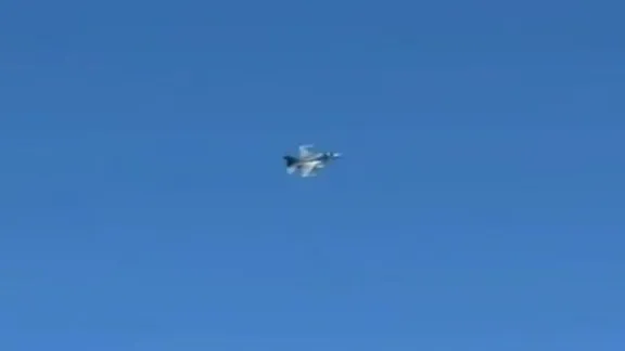 F-16 savaş uçakları Kıbrıs semalarında