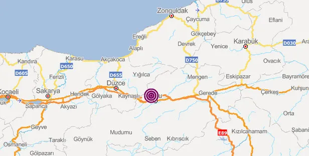 Bolu'da korkutan deprem! İşte 21 Ağustos Kandilli son depremler listesi...-1