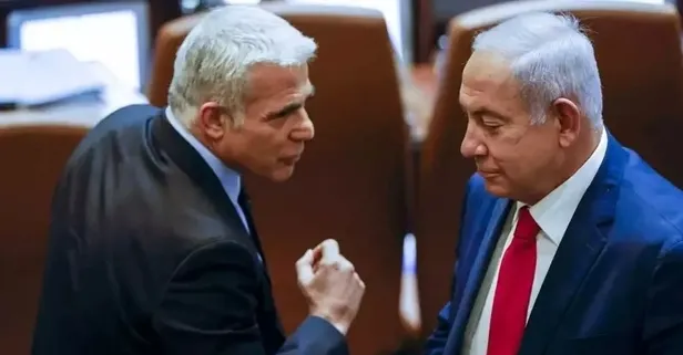 İsrail ana muhalefet lideri Lapid'den Netanyahu'ya 'istifa' paylaşımı: Bu devlet için tehlikedir! | Çocukları öldürdüğü için değil...